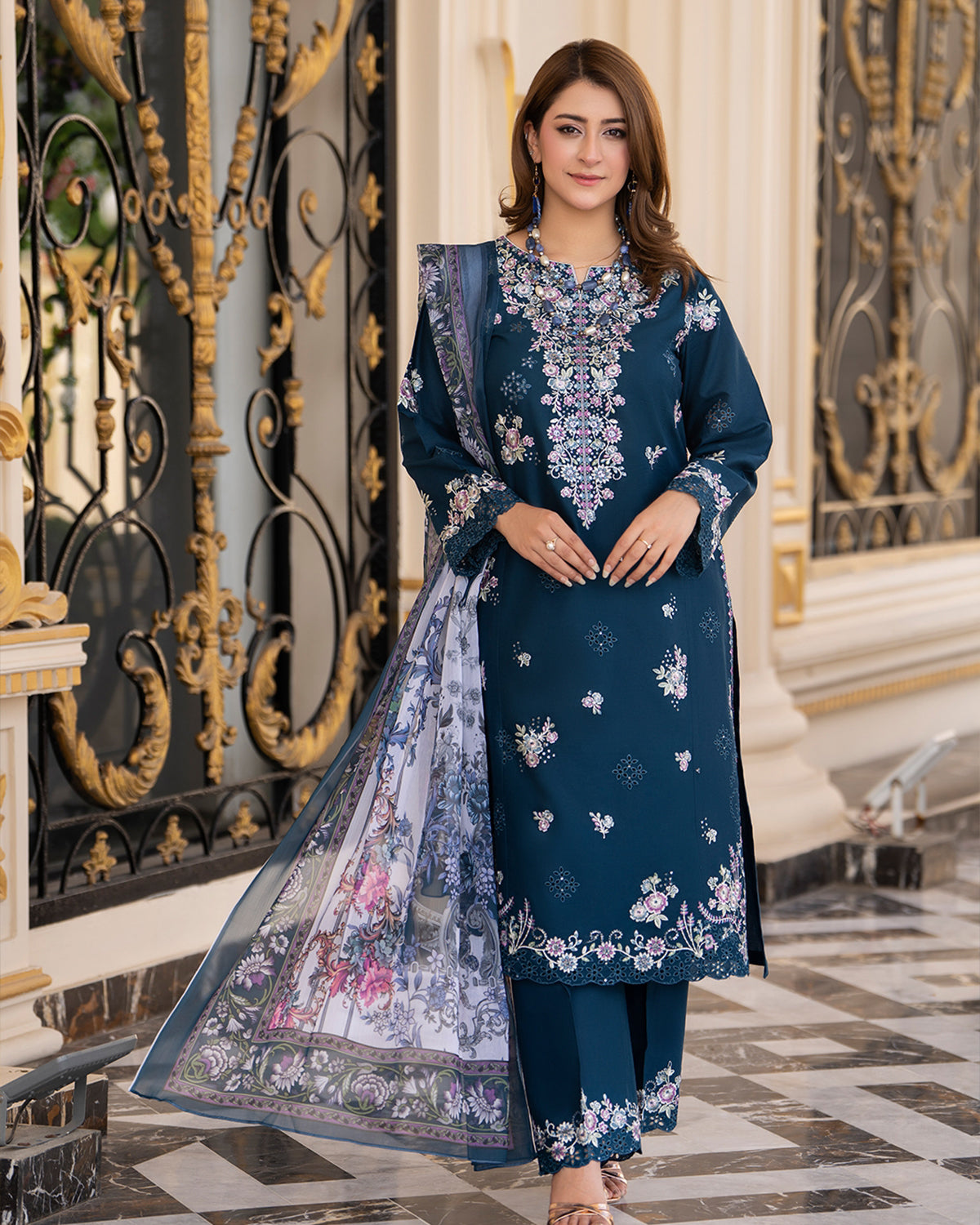 Azure Midnight Lawn 3PC