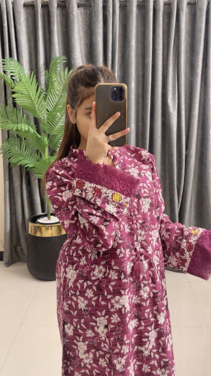 Chikankari Lawn 2-Piece Suit with Embroidered Details