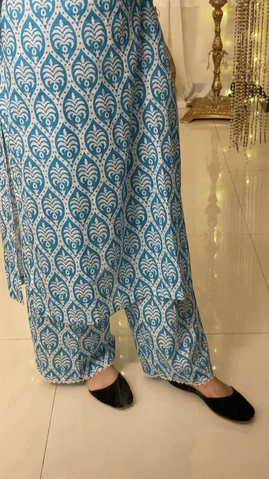 Trendy Lawn 2-Piece with Cut-Shoulder & Embroidered Details