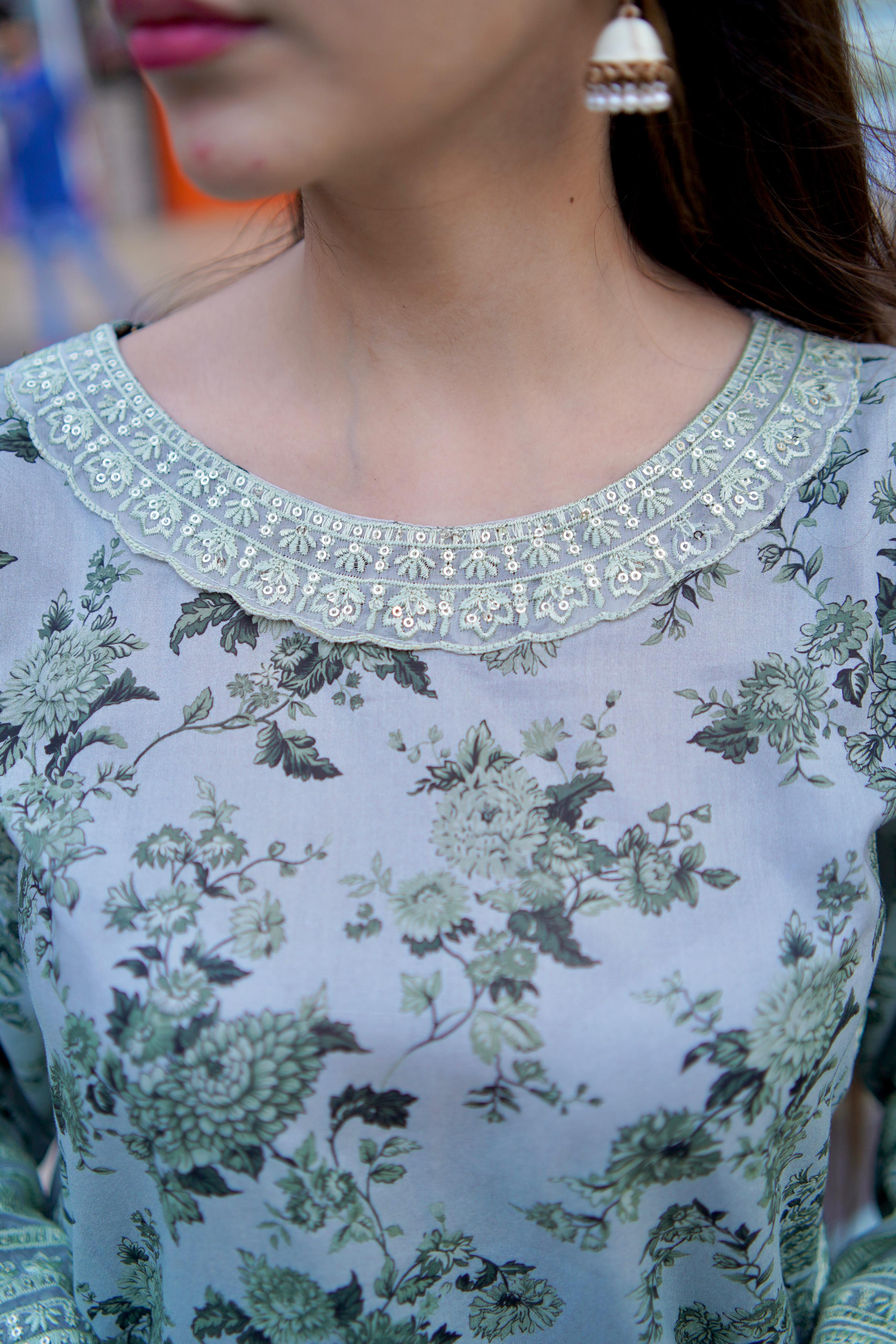 Pista Green Embroidered Lawn 3-Piece with Manaar Dupatta
