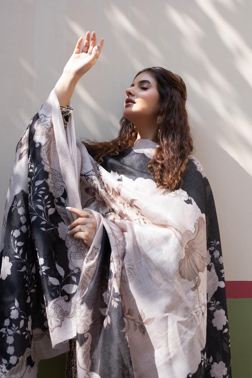 3 Piece Luxury Embroidered Cambric Suit