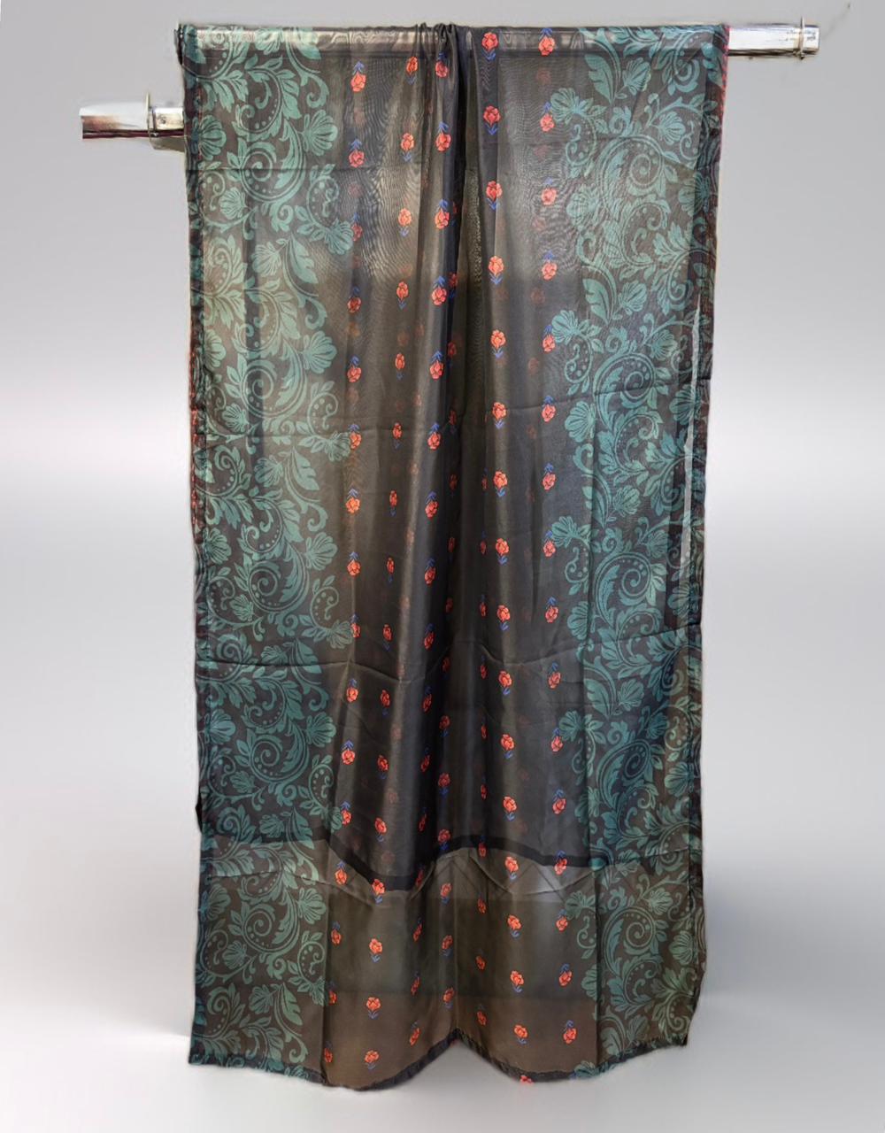 Green Soft Silk 2 Piece Suit