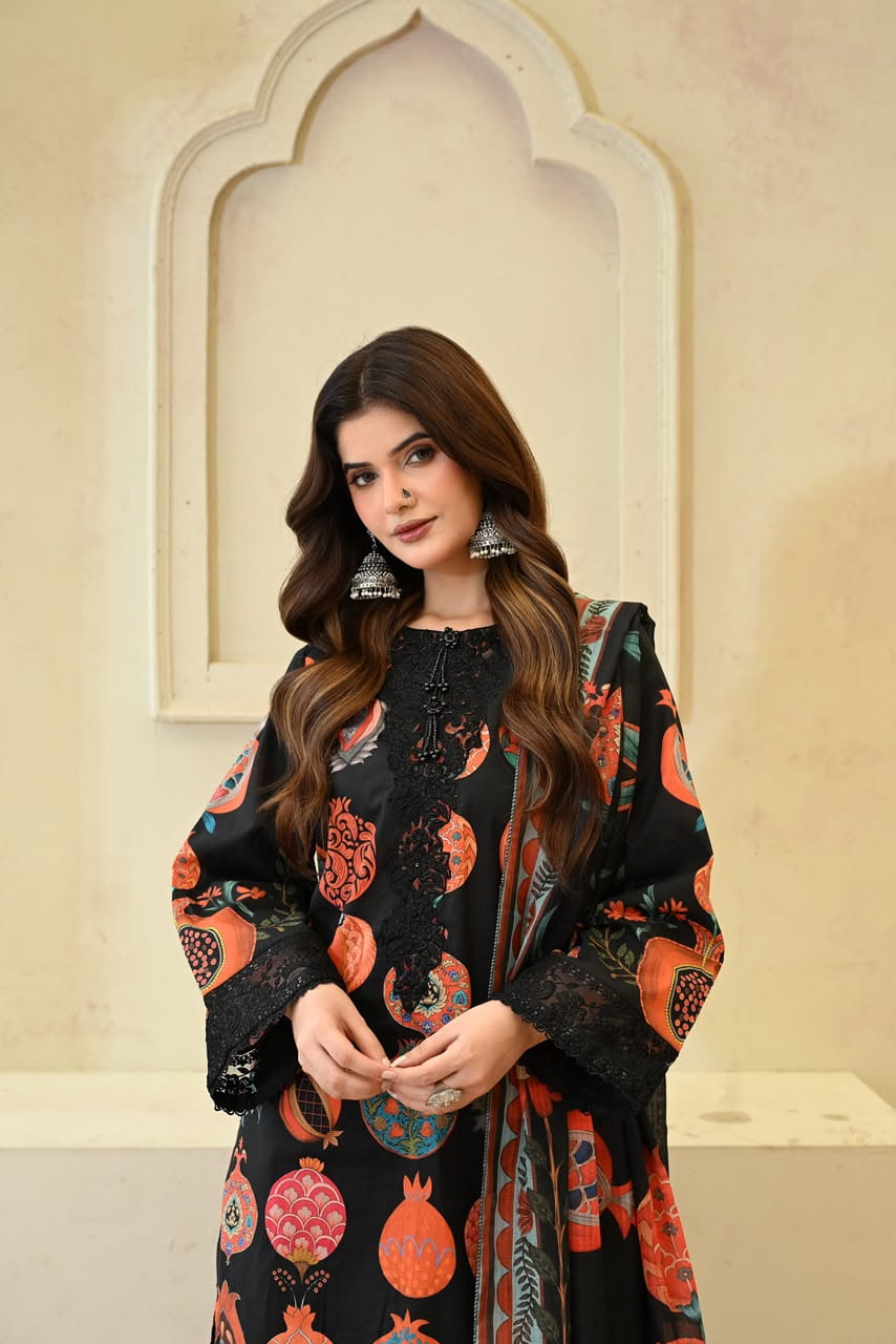 Ruby Dusk lawn 3pc