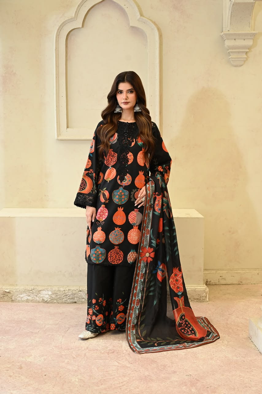 Ruby Dusk lawn 3pc