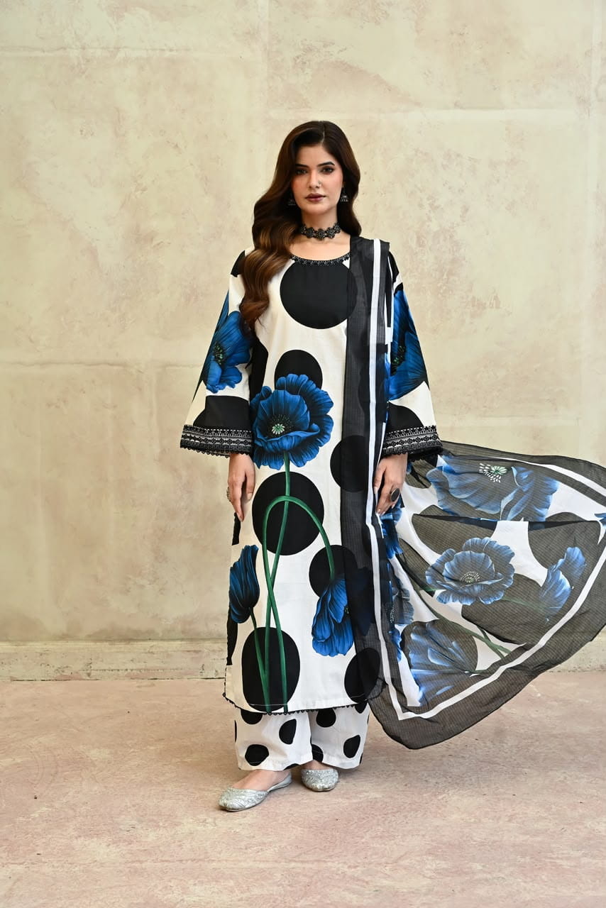 Sapphire Noir lawn 3pc